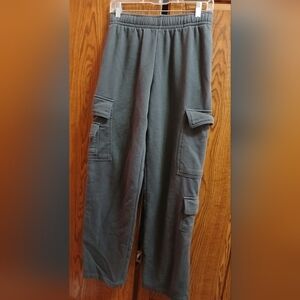 Garage Gray Cargo Pants Relaxed Fit